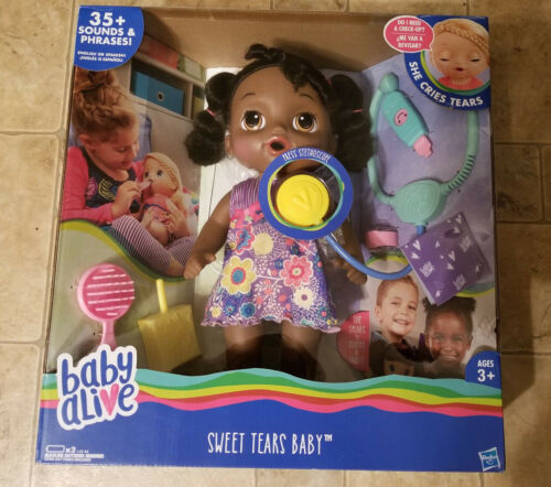 Baby Alive Sweet Tears Baby African American Brand New