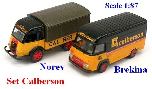 Set /"calberson/" renault galion /& saviem sg2-norev /& brekina-scale 1//87