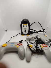 Strange Penguin Shaped Famicom Clone Console System + Controllers, RARE VINTAGE