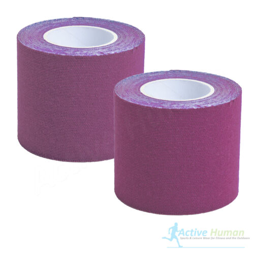 2 Rolls Bande Kinésiologie Blessure Sportive Muscle Froissé Physio Support Kt