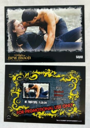 Details about  / CHEAP PROMO CARD #P33 SAVED TWILIGHT SAGA NEW MOON by SUMMIT ENT