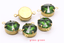 10p 14 mm ronde encadrée Glas Strass Pendentif Connecteur Collier Boucle d/'oreille Bijoux