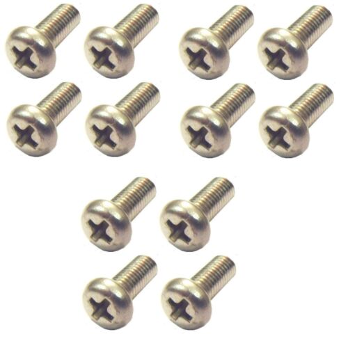 pack of 12 Tank Badge Screws Yamaha DS6 YDS6 YDS7 A2 Stainless