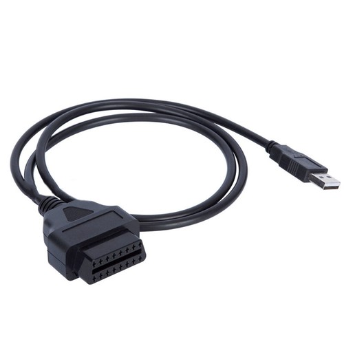16Pin OBD2 To USB Port Charger Adapter Cable Connector Diagnostic Tool EWG