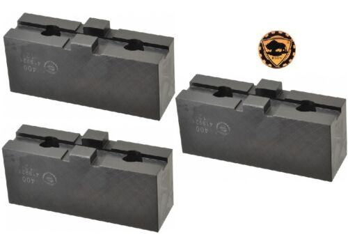 Bison Lathe Chuck Soft Top Jaws for Scroll Chuck 5in 3-Jaw 3 Piece Set 7-884-305