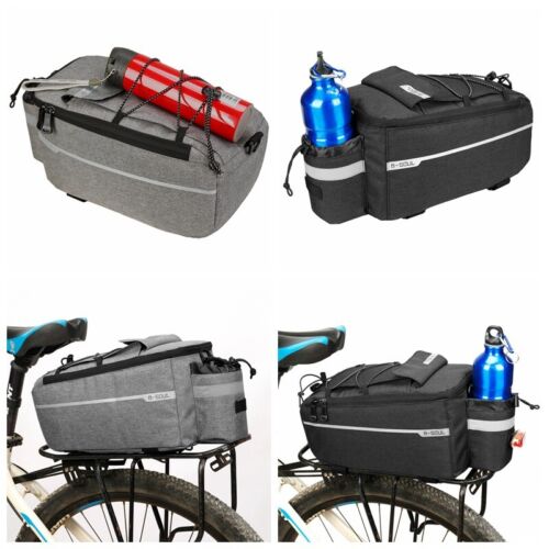 Cycling MTB Bike Rear Seat Rack Storage Trunk Bags Bicycle Pouch Handbag Pannier