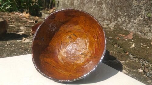 coconut shell Bowl Spoon Food HandCaraft Fruit salad noodle Rise Home kitchan di 