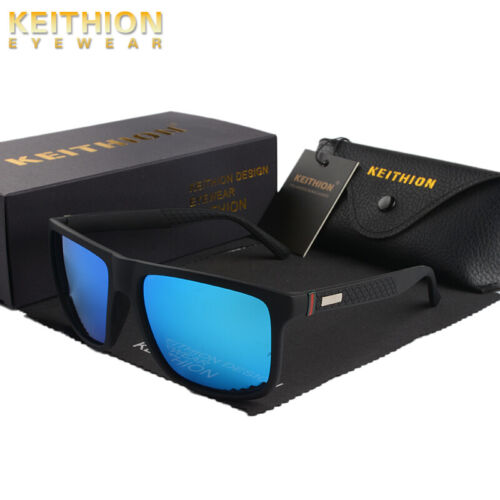 KEITHION Polarized Sunglasses Mens Womens Square Fashion Driving UV400 Glasses