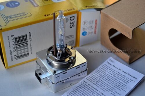 Genuine PHILIPS D3S 42403C1 HID Xenon 42V 35W Bulb x 1 Made in Germany 