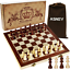 15/" Tournament Staunton Wooden Chess Board Ga ASNEY Upgraded Magnetic Chess Set