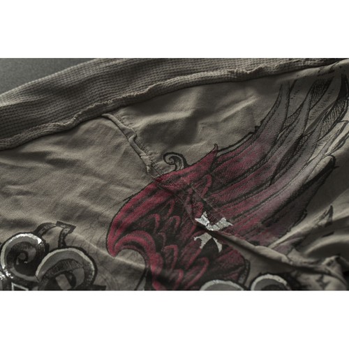 Xtreme Couture by Affliction T-Shirt Nexus SS Notch Grey
