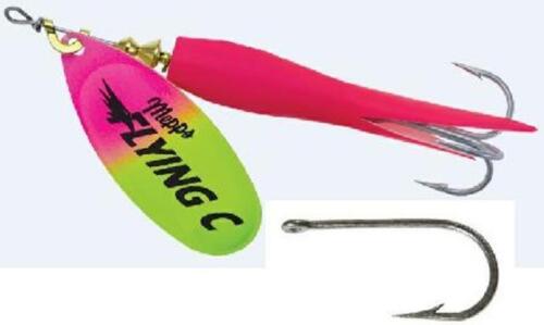 Mepps Flying C spinner spinnerbait 5//8 oz Salmon Fishing Lure Choix de Couleurs