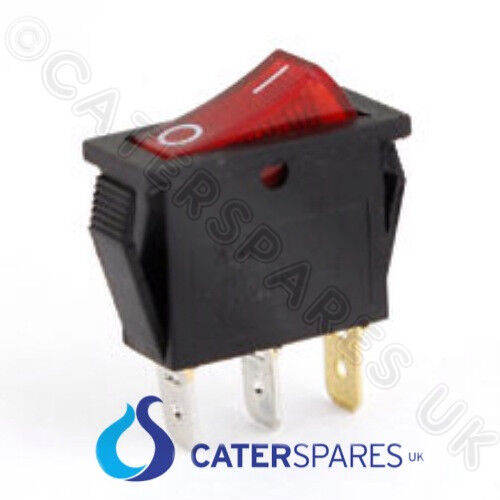 190001A-KING EDWARD POTATO OVEN POWER ON OFF SINGLE SLIM SWITCH RED NEON UP DOWN 