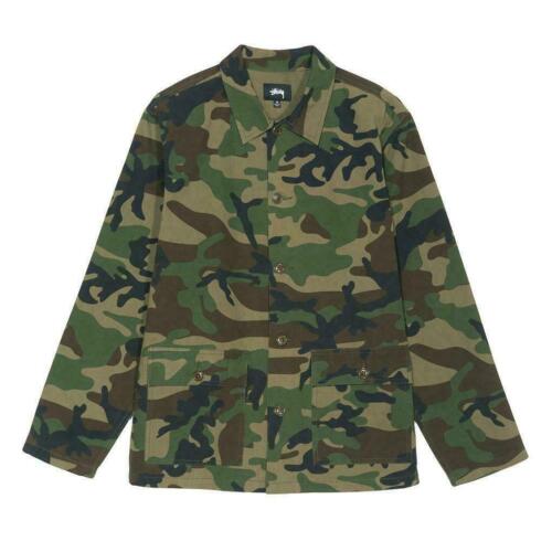 Stussy Military LS Shirt Camo Lifestyle Fashion Long Sleeve New Men 1110010-CAMO 