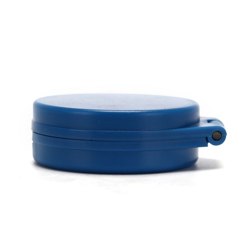 1Pc Blue Portable Flip cover Outdoor Hiking Plastic Compass Camping Survival Pip