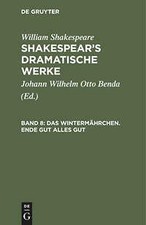 Das Wintermährchen. Ende gut alles gut | Buch | 9783111044866