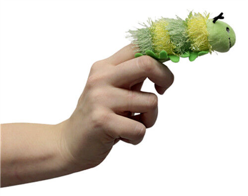 NEW PLUSH SOFT TOY Puppet Company 2252 Mini Caterpillar Finger Puppet 10cm 
