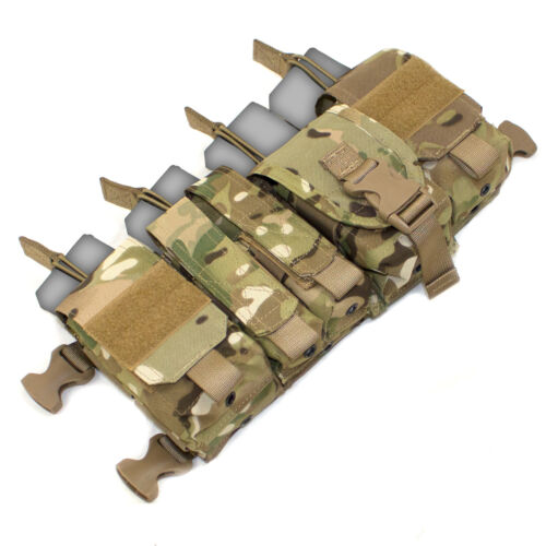 Bulldog Kinetic Military Army Tactical MOLLE Chest Rig Harness Vest Carrier MTP