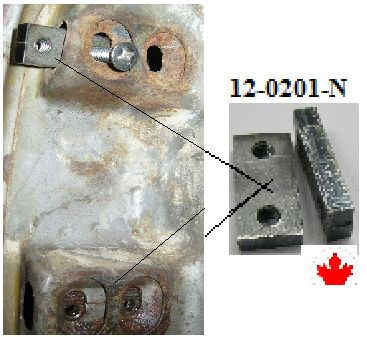 NEW 1947-1959 Chevrolet GMC Door Striker Nut Plate