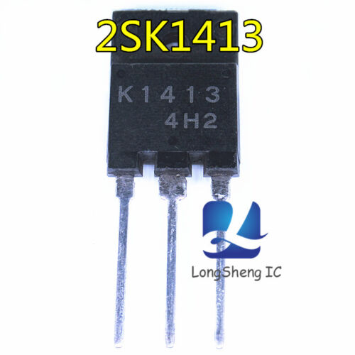 5 un 2SK1413 TO-3P Alta tensión aplicaciones de conmutación de alta velocidad Nuevo 