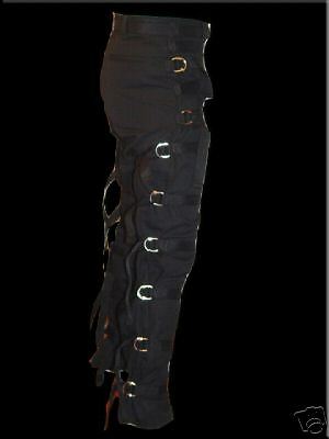 D-Rings goth emo pants 40 X 34 gothic black