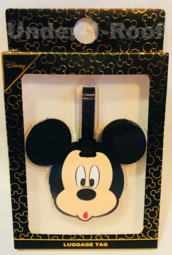 Primark Disney Mickey Minnie Mouse Travel Luggage Tag-Neuf