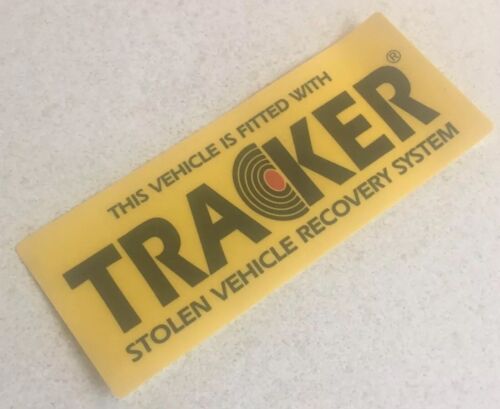 Anti Theft Sticker Genuine Tracker Warning Deterrent Sign Carthago Motor Home