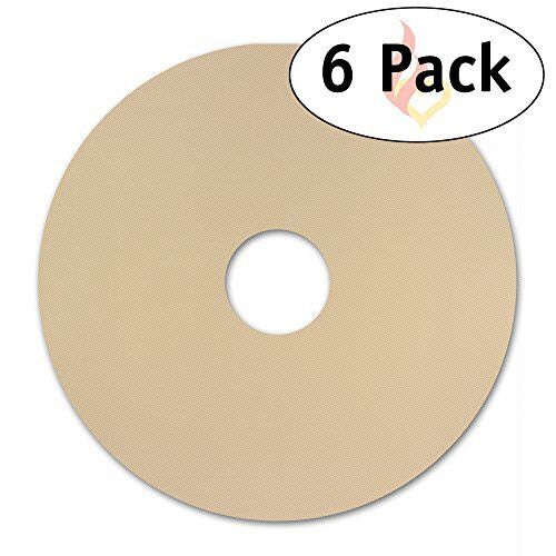 x Homey 6-Pack Round Flexible Reusable Non Stick Teflon Food Dehydrator Sheets 
