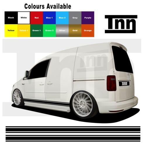 Side Stripe Stickers Décalque Vinyle Pour VW Volkswagen Caddy Autocollant Camper Van