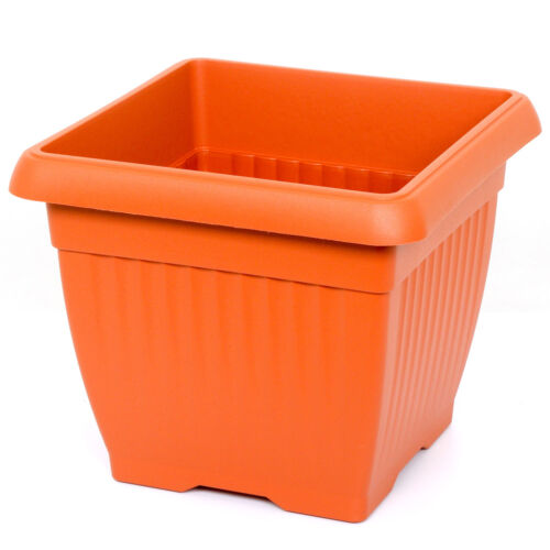 NEU!! Blumentopf Blumenkübel Kunststoff Square Anthrazit Teracotta DKWT