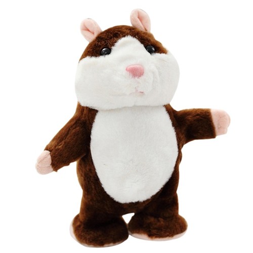 UK Kids Baby Cute Talking Hamster Plush Toy Sound Record Speaking Electronic Pet