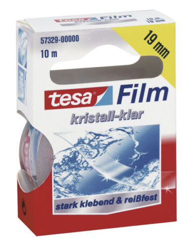 10m x 19mm 57329 1 Roll Tesa ® adhesive film crystal-clear