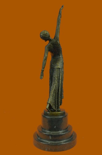 Bronze Sculpture ~ D.H.Chiparus~ Art Deco Egyptian Danc Statue Figurine Figure