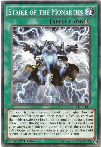 Strike of the Monarchs NECH-EN067 Yu-Gi-Oh Common Card 1st Edition New