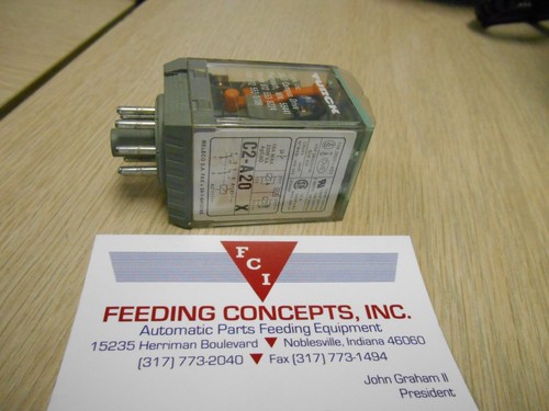 Turck-Releco C2-A20X Relay 10A Coil 120V NEW IN BOX.