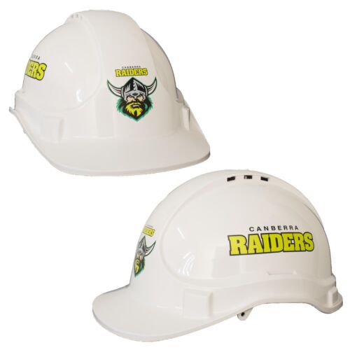Canberra Raiders NRL Light Weight Vented Safety Hard Hat Work Man Cave Gift
