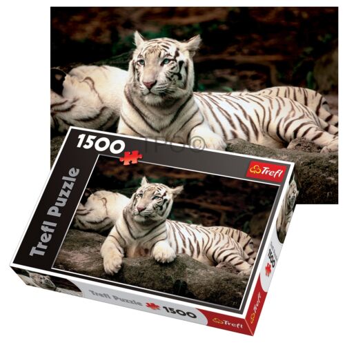 Trefl 1500 Piece Adulte Grand Tigre du Bengale Inde Chat sol Jigsaw Puzzle Neuf