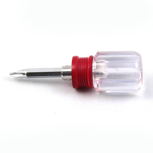 New Crystal Reversible Phillips & Slotted Stubby Screwdriver SCRD6-38 