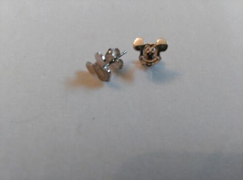 Details about   Disney Parks Mickey Mouse Head Earrings Made in 925 Sterling silver 