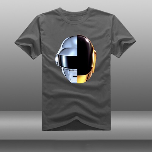 Hot Sale Daft Punk Logo Cotton Round Neck T-shirt High Quality