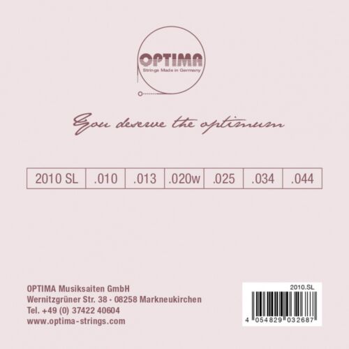 OPTIMA LENZNER ARTIST Akustik Gitarren Saiten SATZ Guitar Strings SET