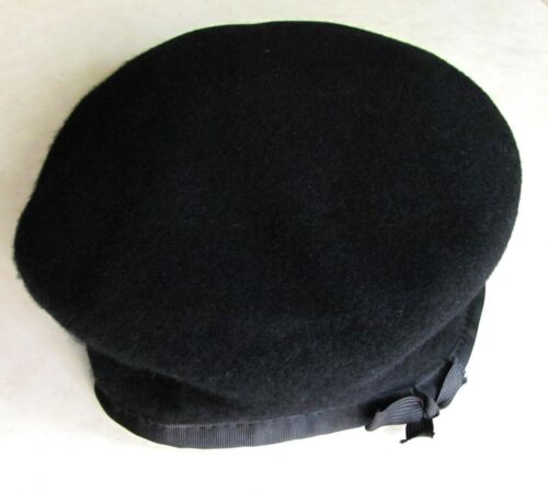 Military Army Soldier Black Beret 100/% Wool High Quality Canadian Made