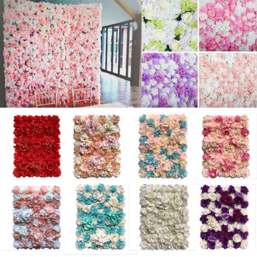 Hydrangea Artificial Fake Flower Wall Panel Bouquet For Wedding Party Backdrop 