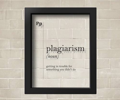 Details about / TRANSPARENT Plagiarism Definition Poster Musician Gift Artist Gift Designer Gift