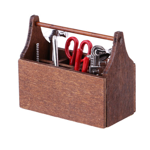 1//6 Scale Toolbox with Tools Models for 12/'/' Figure Doll Scene Accessories