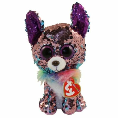 TY Beanie Boos Flippables 9/" Medium YAPPY Color Changing Sequins Chihuahua MWMTs
