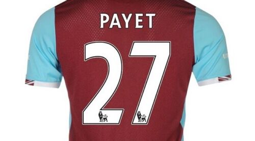 S-XXL Flock Payet 27 I Maillot West Ham United 2016-2017 Home I joueur numéro