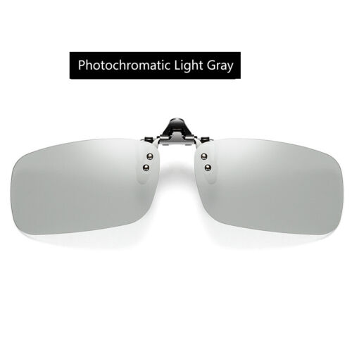 Polarized Clip On Flip Up Sunglasses Unisex Shades for Myopia Glasses Driving