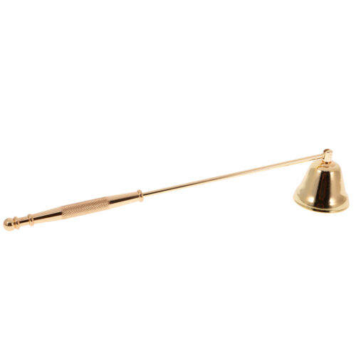 Bell Form Kerze Snuffer Edelstahl Haus auslöschen Kerze Werkzeug Gold 