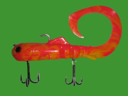 BULL DOGS MUSKIE LURES FLAMING SALSA
